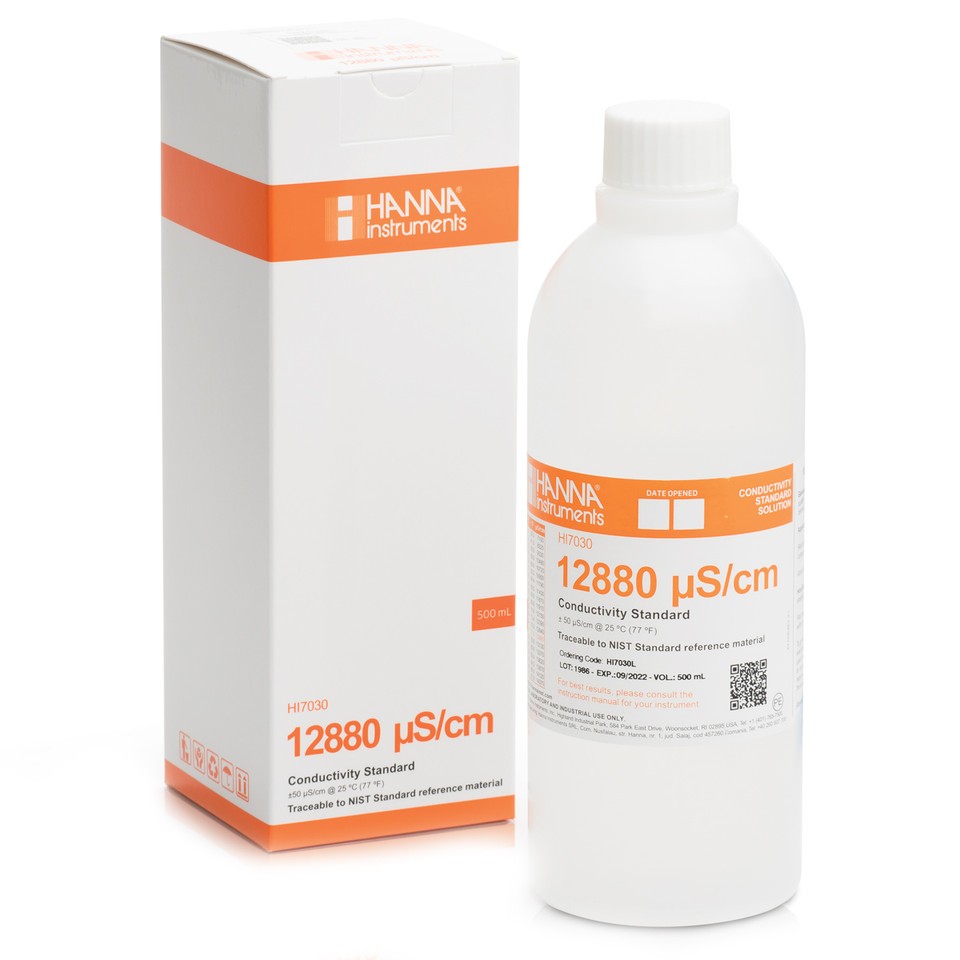 12880 µScm Conductivity Standard (500mL Bottle)
