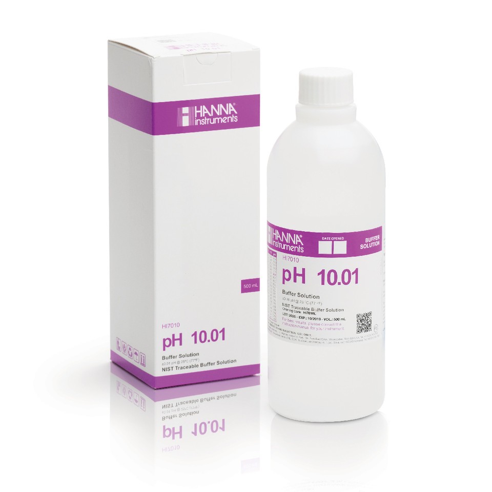 HI7010 pH 10.01 Buffer (500mL Bottle)