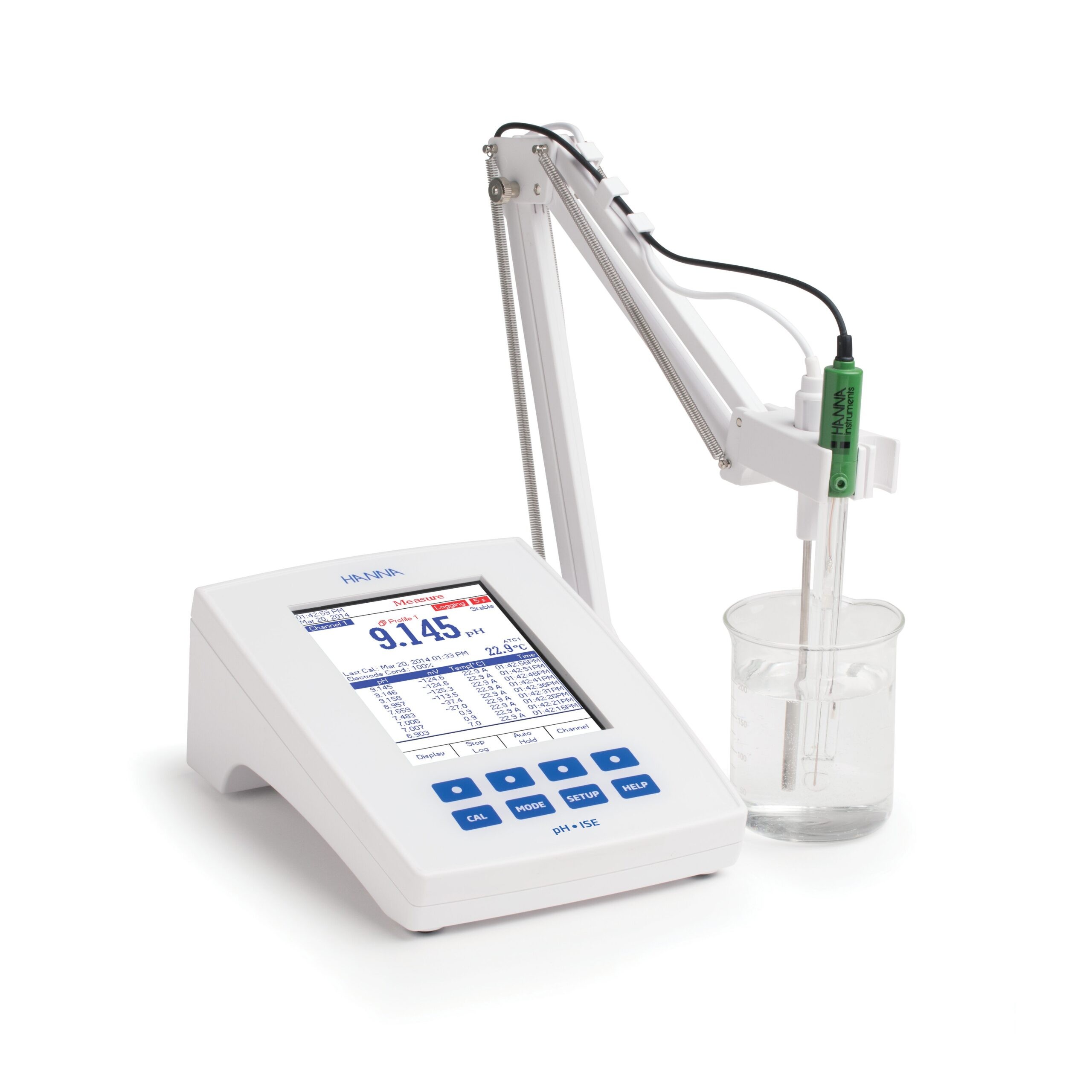 Laboratory Research Grade Two Channel Benchtop pHmVISE Meter - HI5222-02